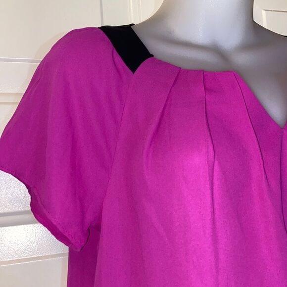 Bse, with Black Detail by Washington Woman Blouse Size MP - Picture 9 of 11